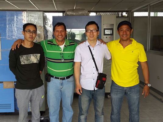 Ecuador – Install IP waterproof dustproof test chamber, temperature humidity chamber and IK level test