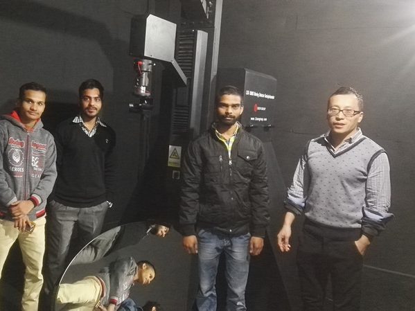 India – Installation for LSG-3000 LM-79 moving mirror type C goniophotometer
