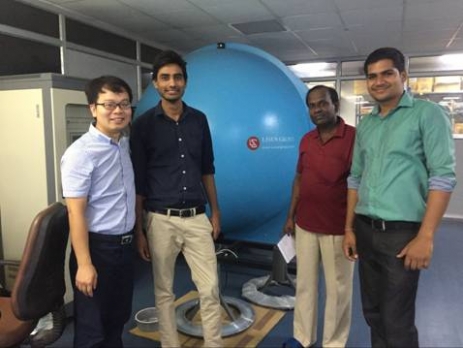 India – Lisun engineer installed EMI receiver and integrating sphere system