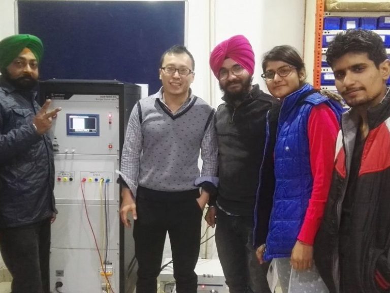 India – Training and Installation for  surge generator and LPCE-3 spectroradiometer integrating sphere system