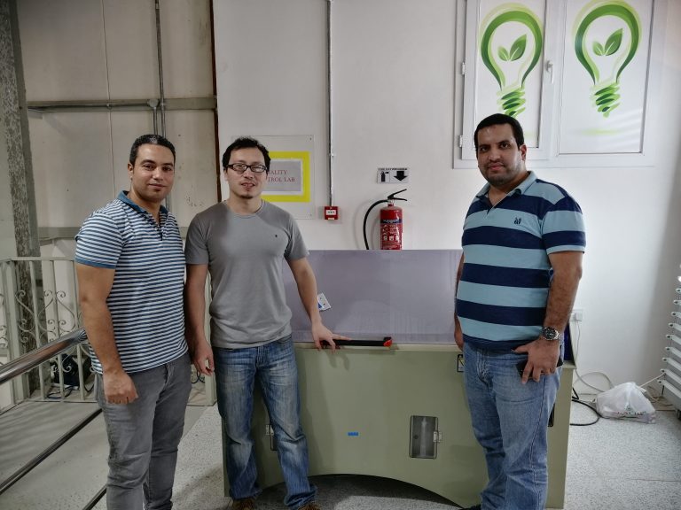 Qatar – LISUN engineer provide installation and training services for LSG-1700B Goniophotometer, YWX/Q-750 Salt Spray Chamber, JL-56 Waterproof Jet Test Device