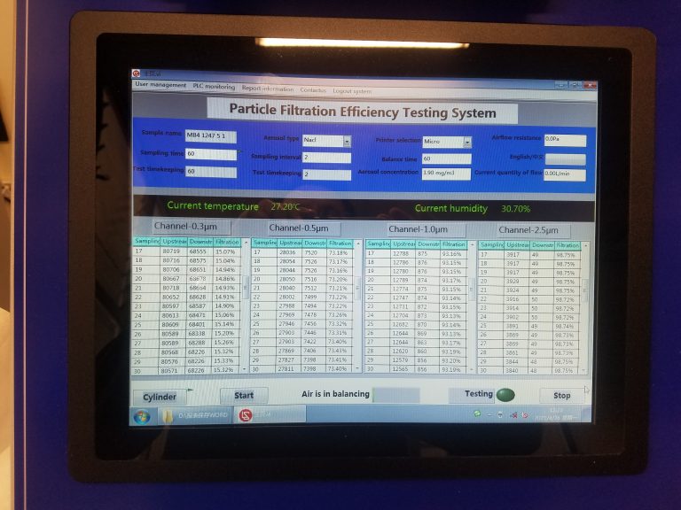 Italy-Customer installed GLE-20 Particulate Filtration Efficiency Tester independently by watching the video