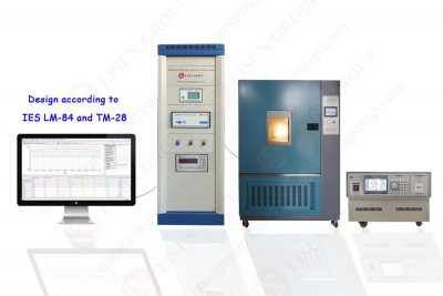 How can the LED Light Aging and Lumen Maintenance Test Instrument be used
