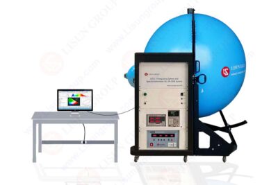 LED luminaires measurement by spectroradiometer integrating sphere system