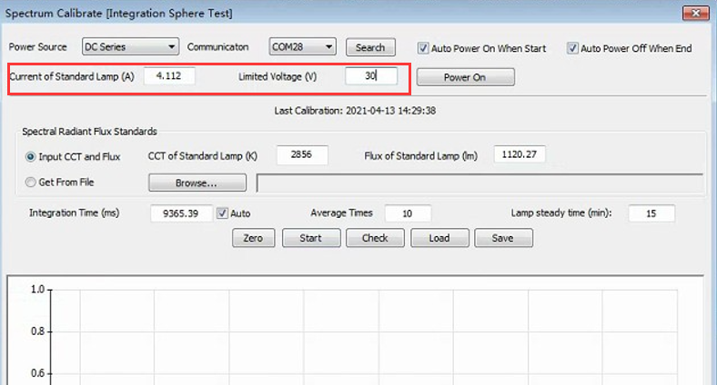 Calibration interface 1