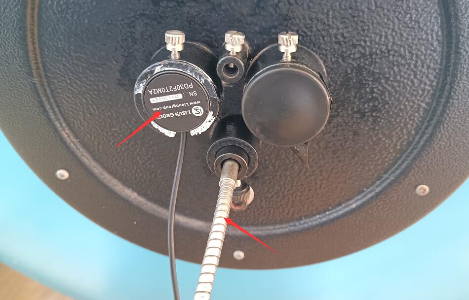 LMS 9000C optical fiber and photo detector connection