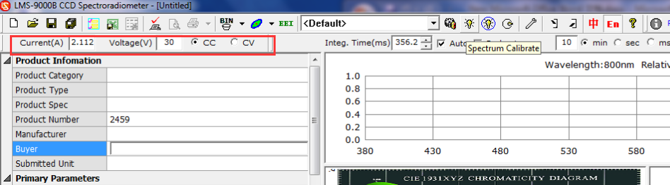 Rated current voltage value