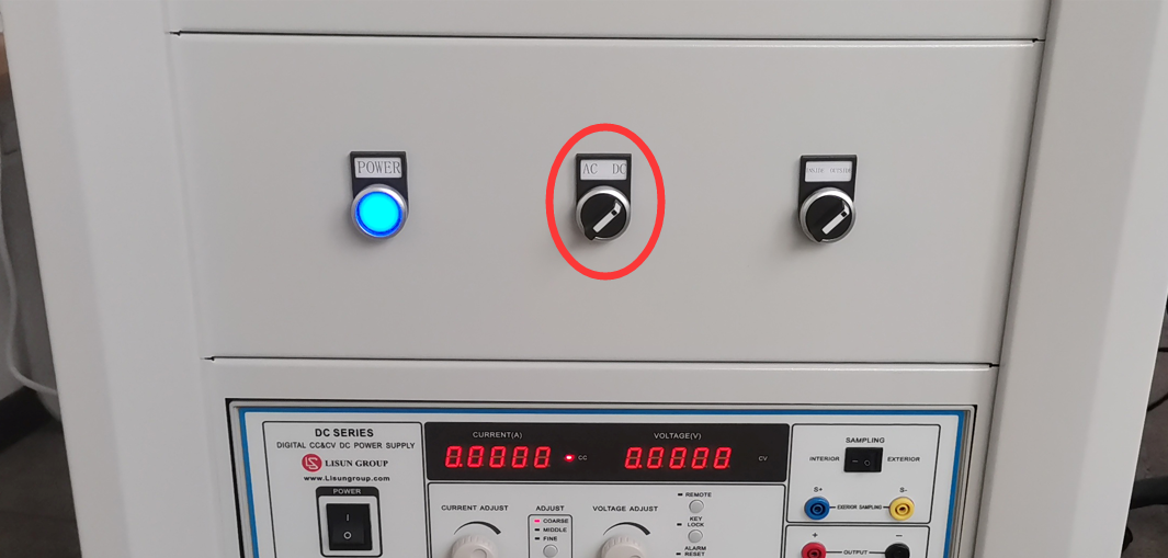Switch points to DC end