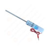 The EN 61010-1 6.2.3 test pin is a 4mm diameter, 100mm long pin with a cable