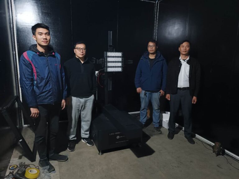 Vietnam – LISUN engineer provide installation and training for customer who purchased LSG-1800A High Precision Rotation Luminaire Goniophotometer