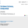 IEC 60947-1:2020 Low-voltage switchgear and controlgear-Part 1:General rules
