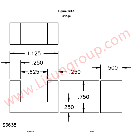 S3638 Bridge Gauge for UL 498 Figure 124.5
