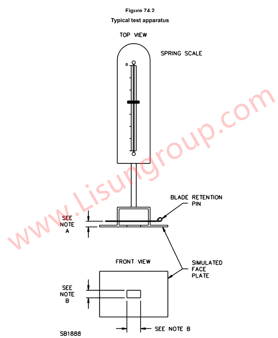 UL 498 Figure 74.2 SB1888 Typical Test Apparatus