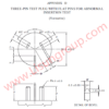 AS/NZS 3112 Appendix D Three-pin Test Plug with Flat Pins for Abnormal Insertion Test