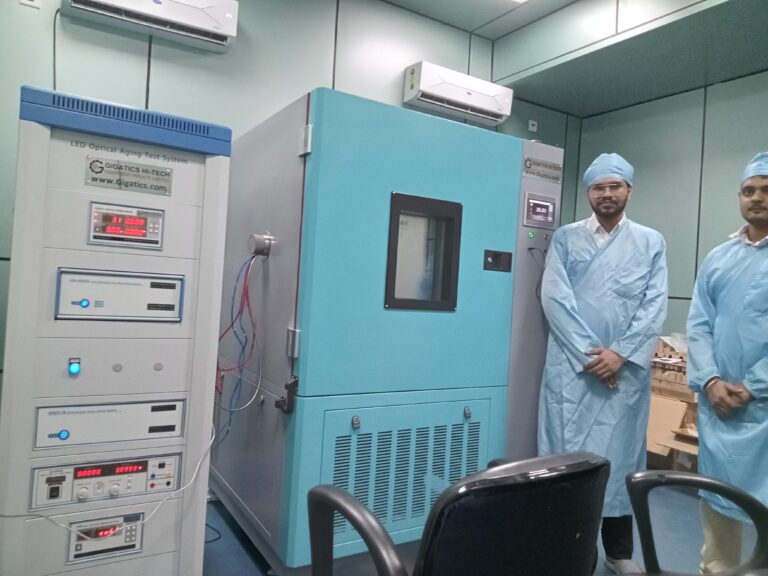 India – LISUN engineers support customer successfully install LEDLM-80PL LED Optical Aging Test Instrument