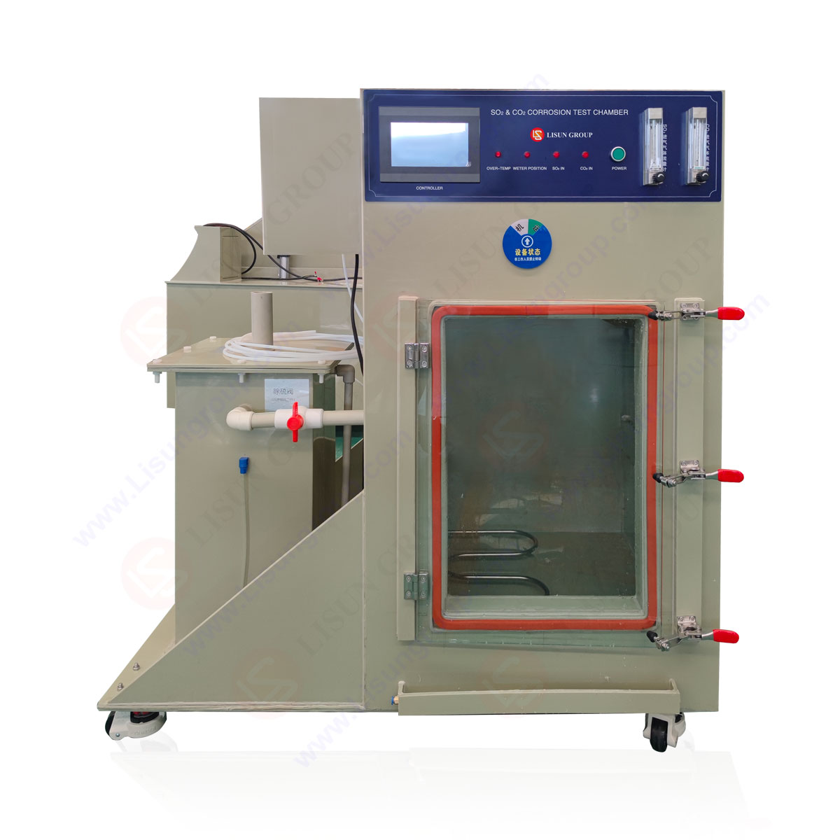 1200-hour Moist Carbon Dioxide-Sulfur Dioxide-air Test Chamber