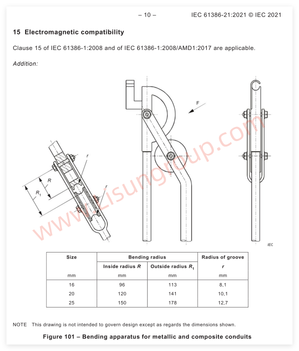 IEC 61386-21:2021 Figure 101