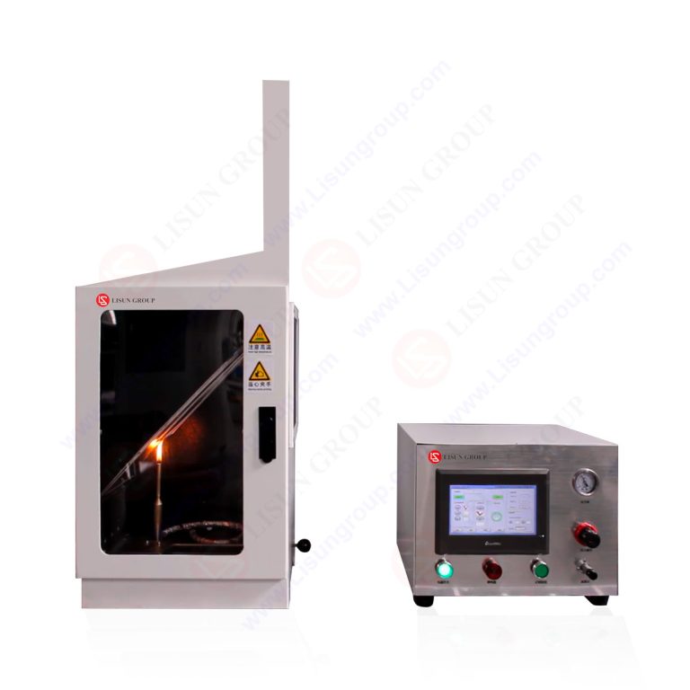 Damaged area and ignition times 45°test machine