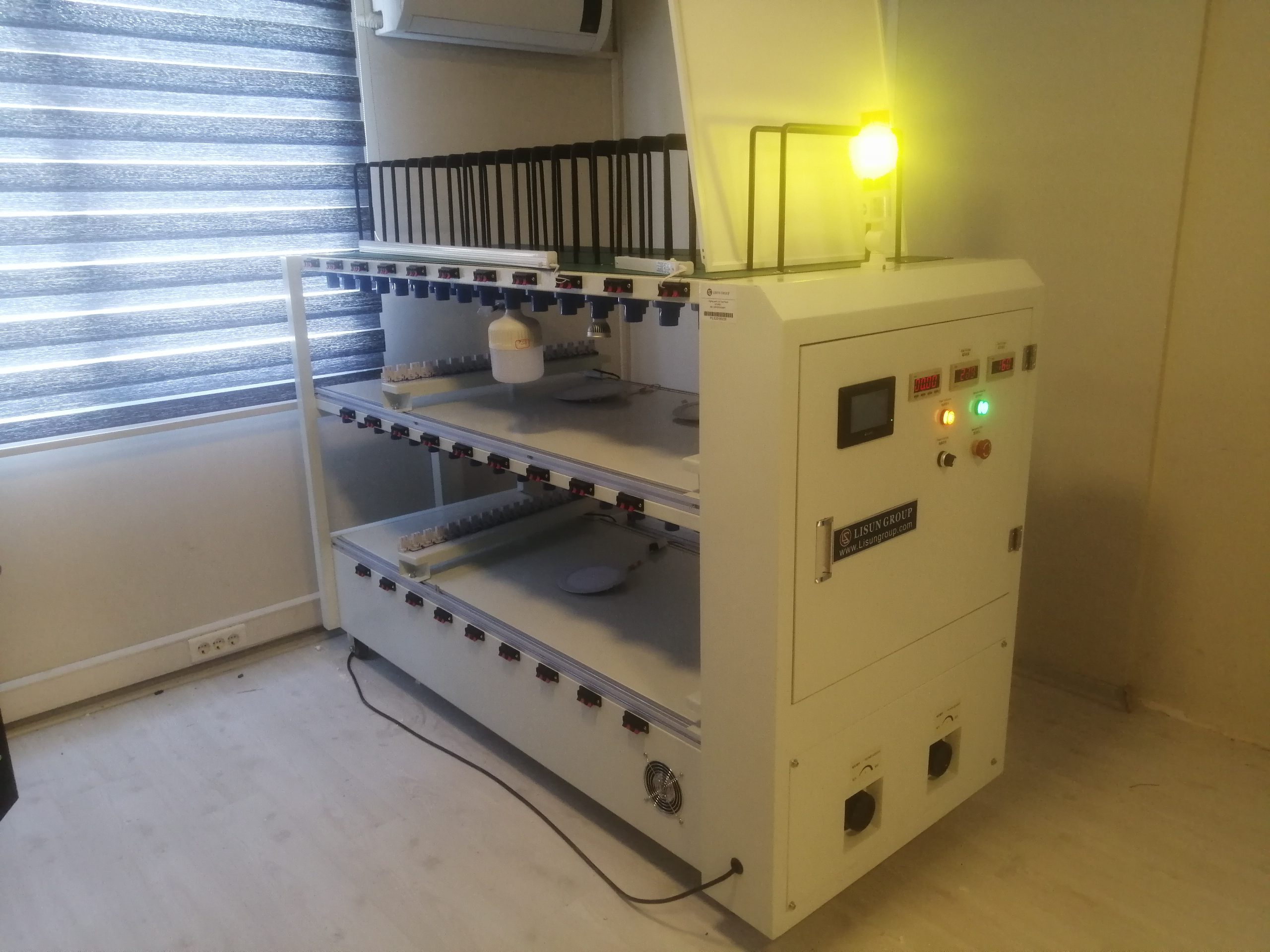 Turkey – LISUN engineer provide installation and training for High Precision Spectroradiometer Integrating Sphere System and LED Aging and Life Test Rack
